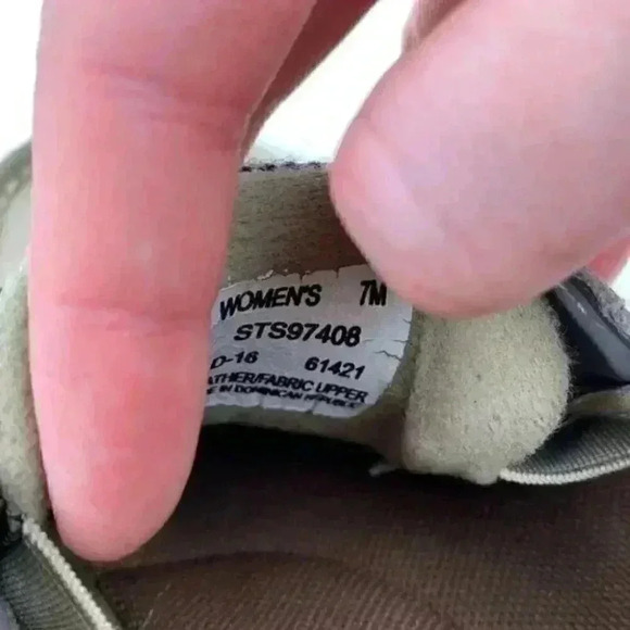 Sperry topsider flats 7 beige leather memory foam - Picture 8 of 9